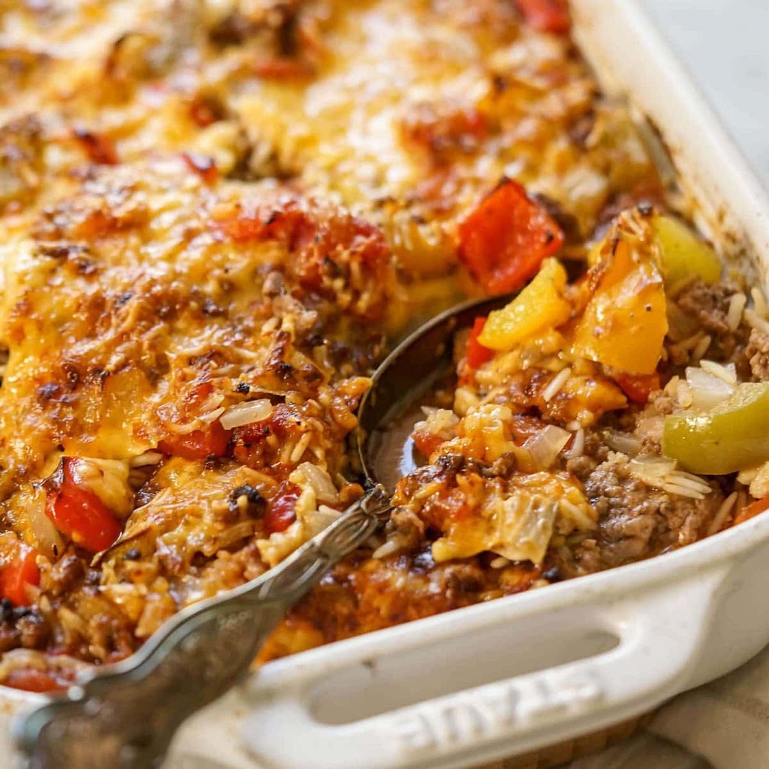 Easy Stuffed Pepper Casserole