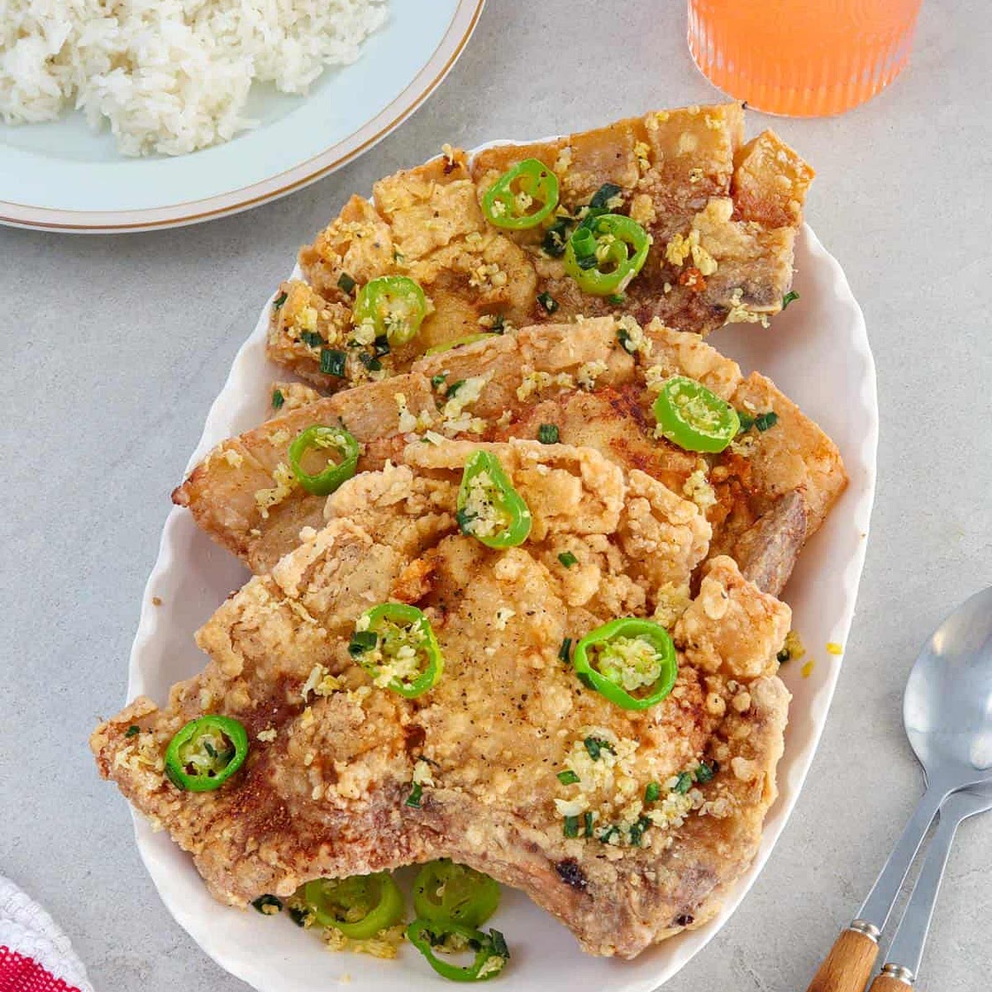 Salt and Pepper Pork Chops