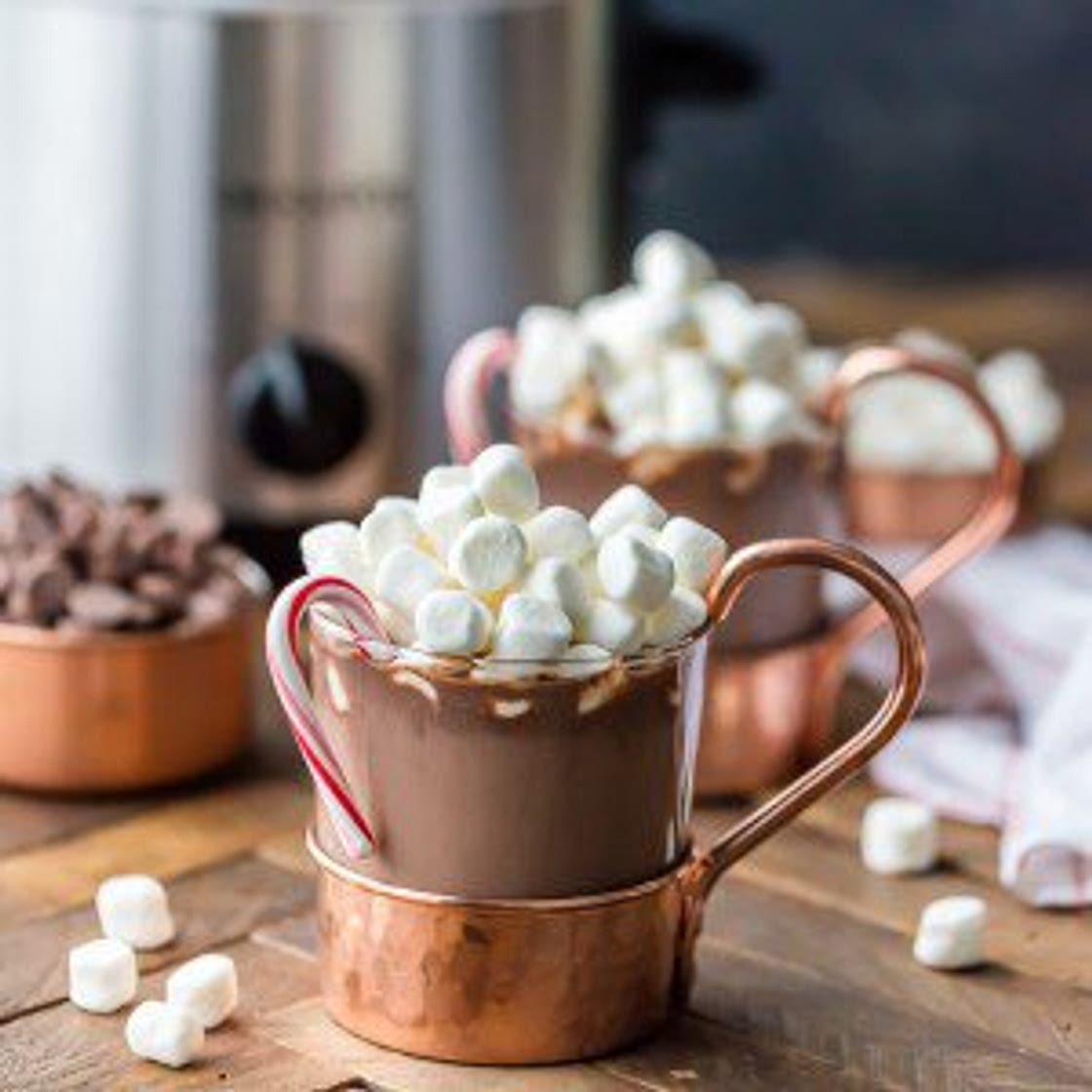 Slow Cooker Peppermint Hot Chocolate Recipe
