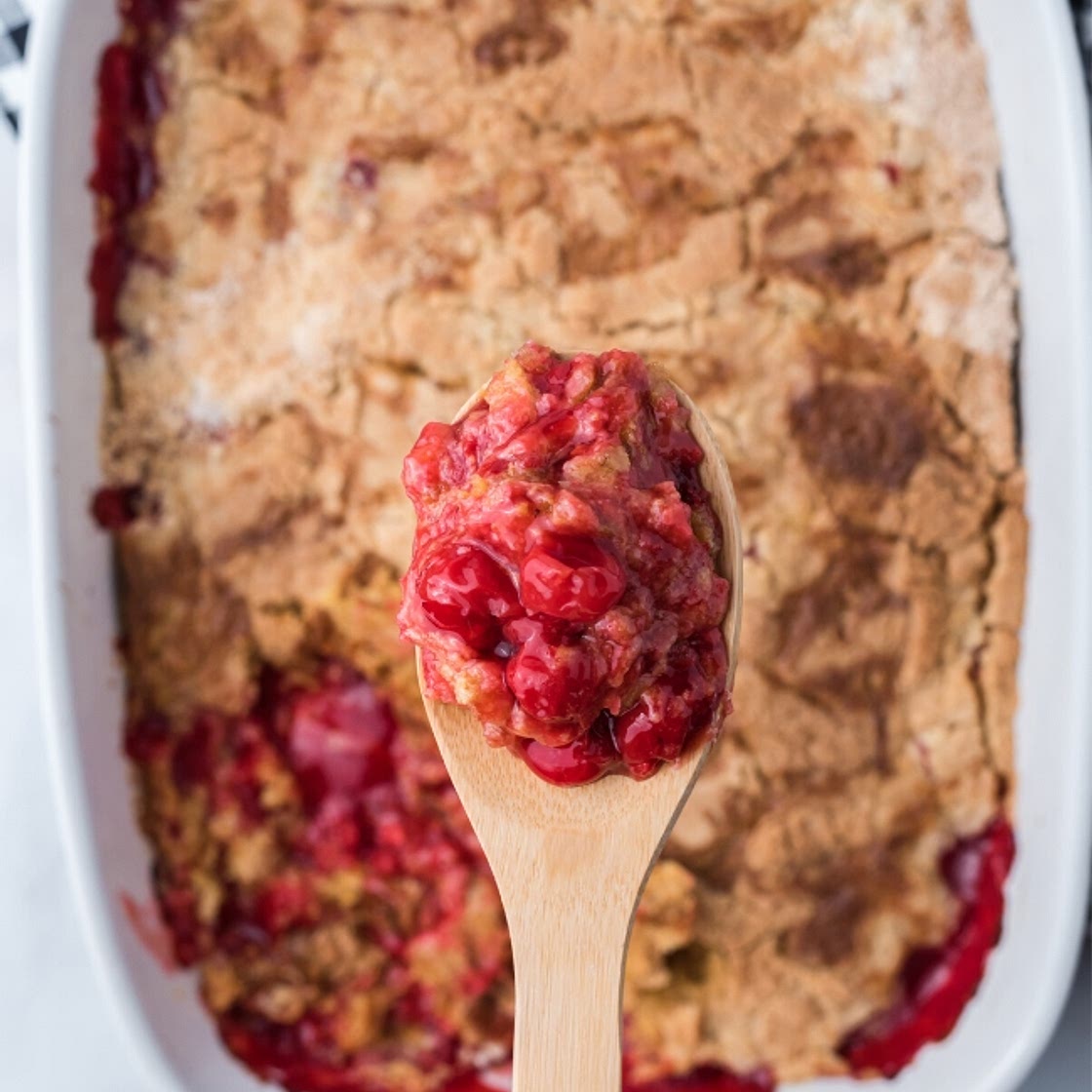 Easy Cherry Dump Cake