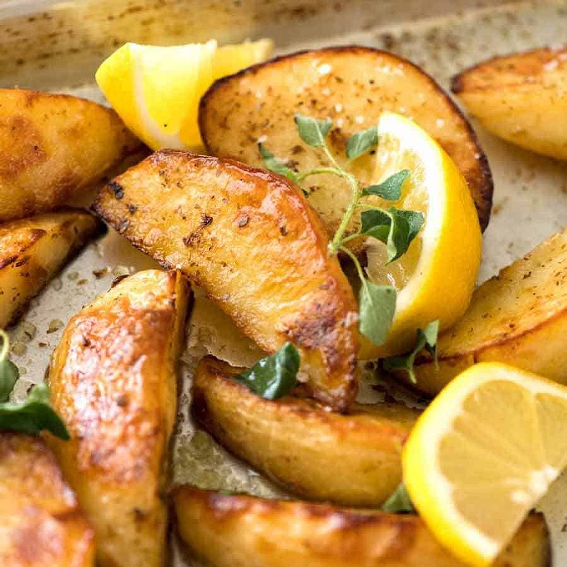 Greek Lemon Potatoes