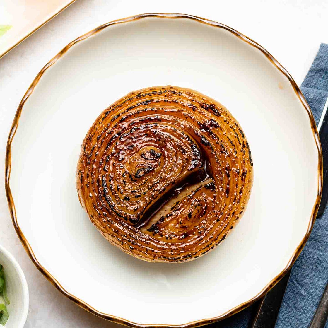 Japanese Soy Garlic Onion 'Steaks'