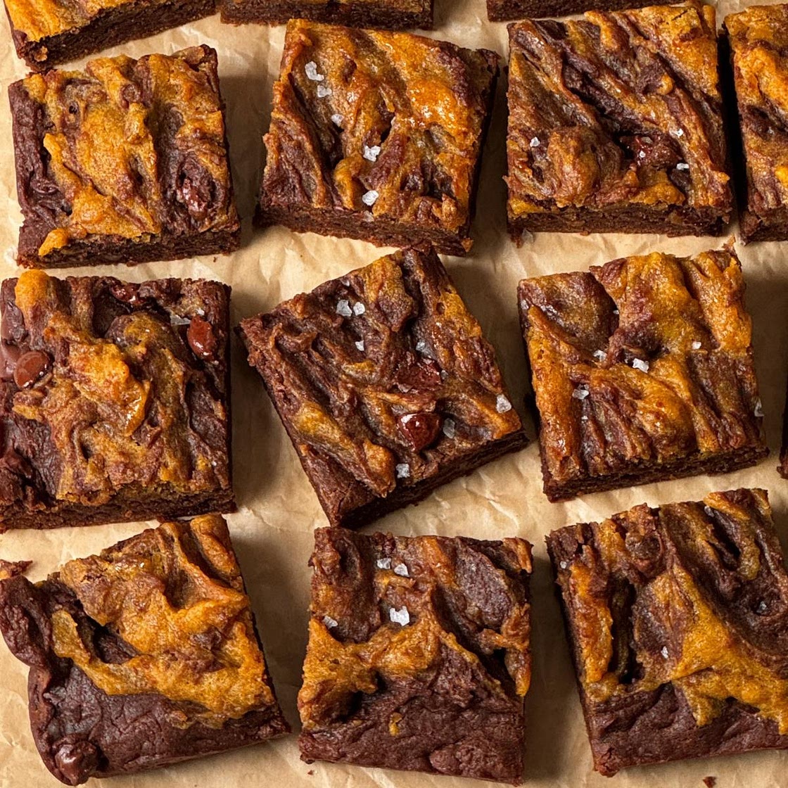 Vegan Pumpkin Brownies