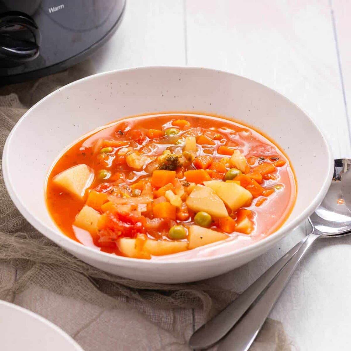 Slow Cooker Vegetable Soup