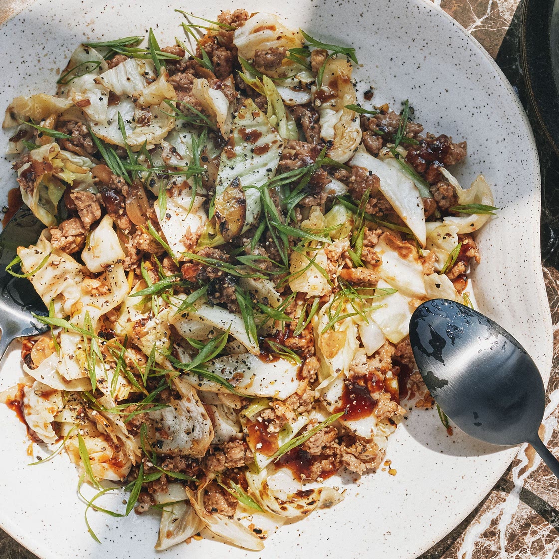 Chicken and Cabbage Stir-Fry