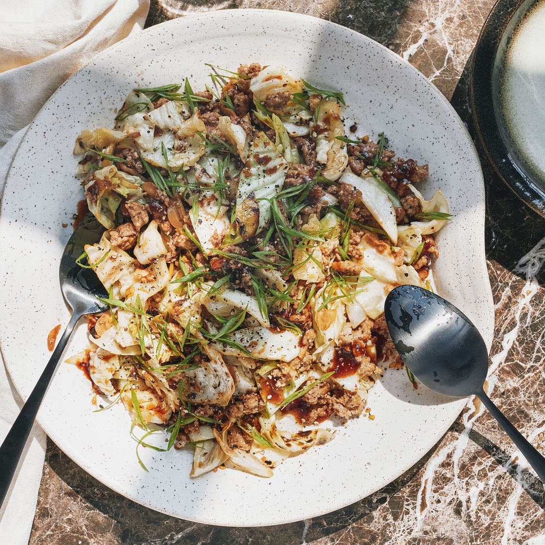 Chicken and Cabbage Stir-Fry