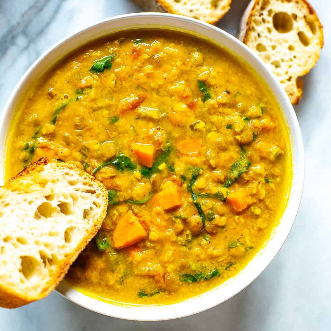 The Best Instant Pot Lentil Soup {Vegetarian}
