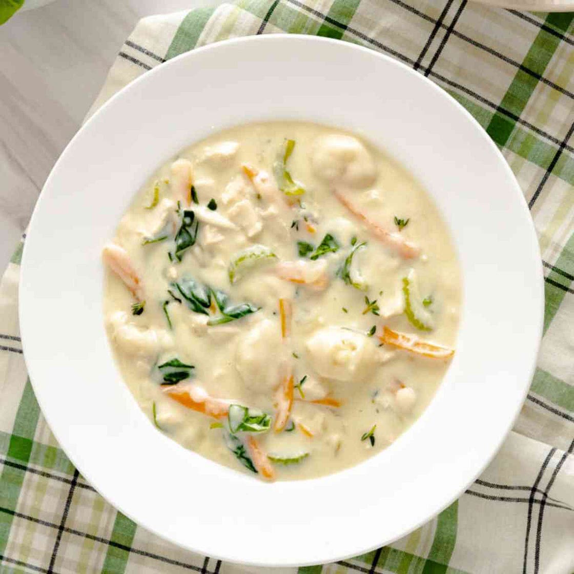 Instant Pot Chicken and Gnocchi Soup (Olive Garden Copycat)