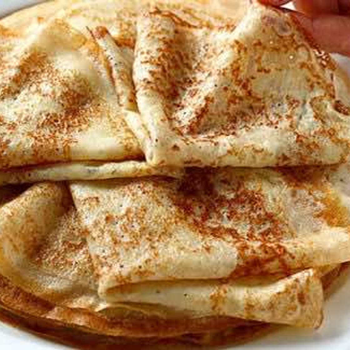 Crepes con agua hirviendo - Fácil y rápido