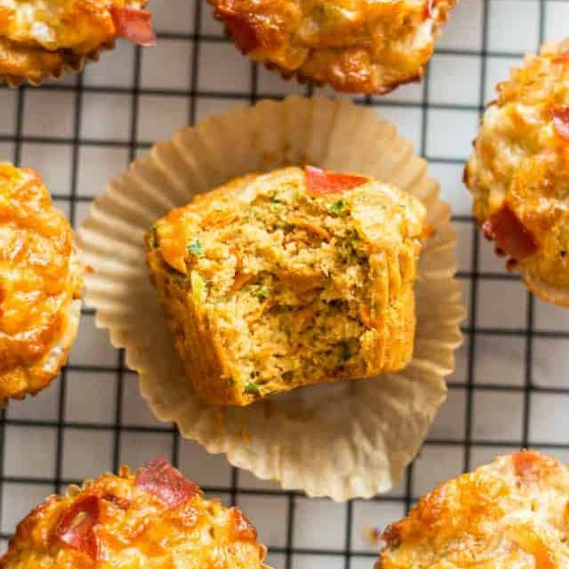 20-Minute Veggie-Loaded Pizza Muffins
