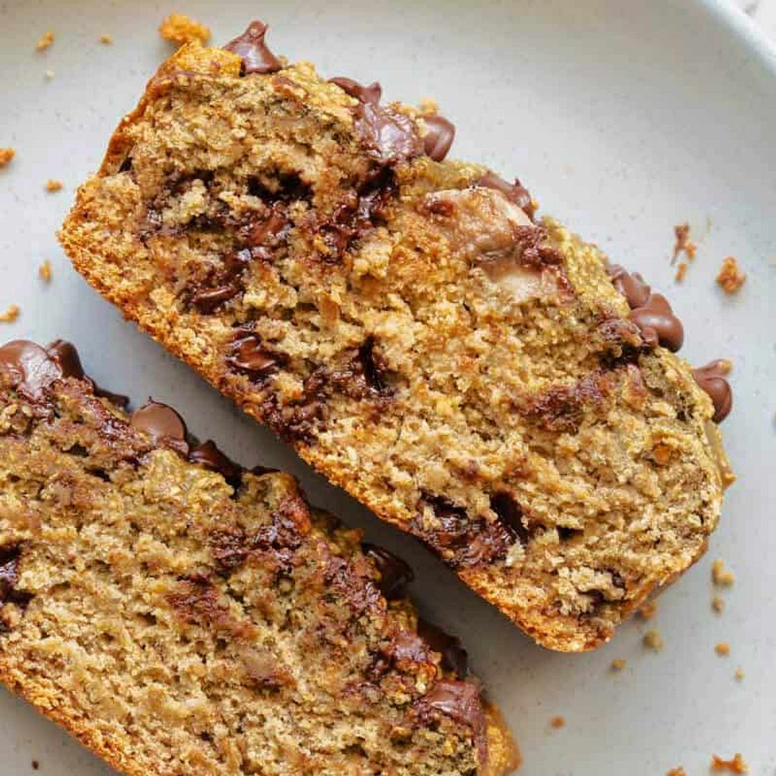 Healthy Oatmeal Banana Bread