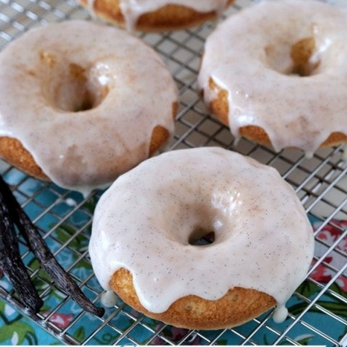 Gluten Free Baked Vanilla Doughnuts