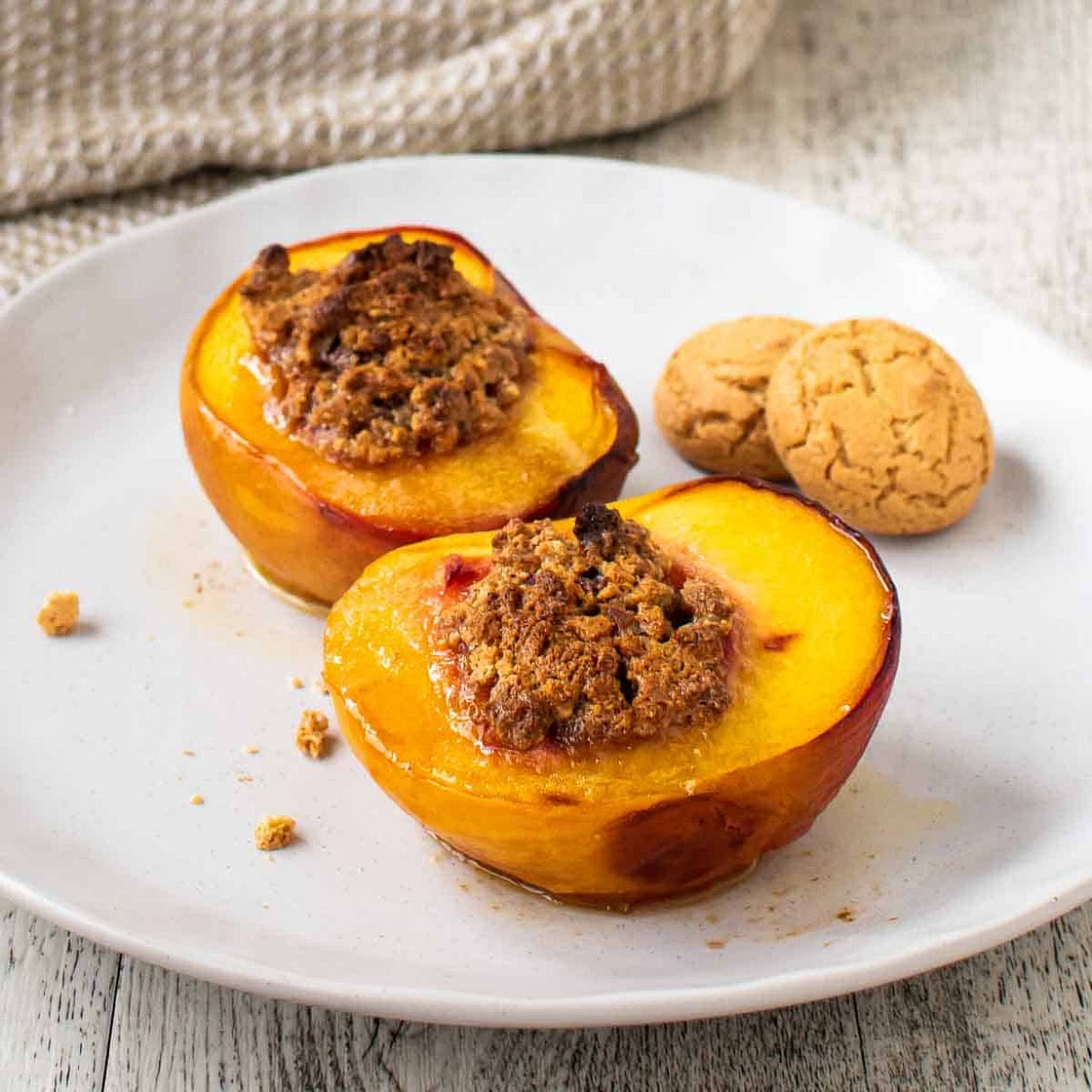 Baked Peaches Recipe