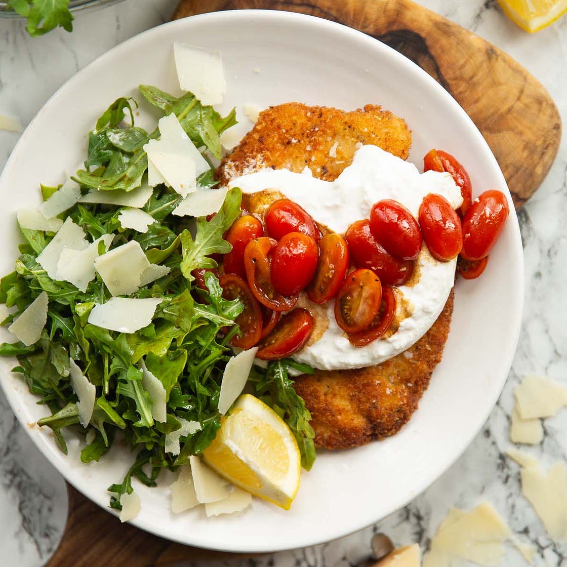 Burrata Chicken Milanese