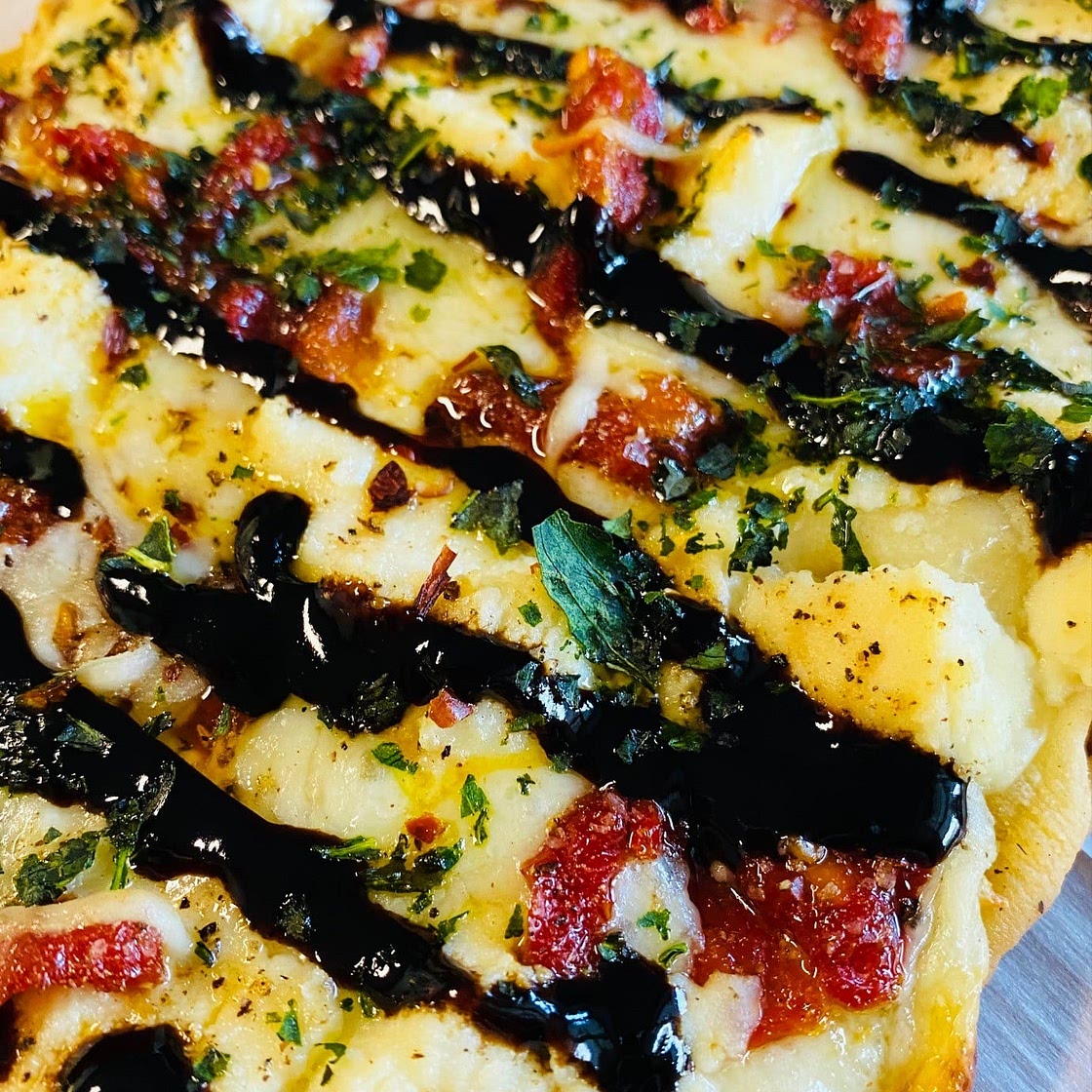 Ricotta Caprese Flatbread Pizzas