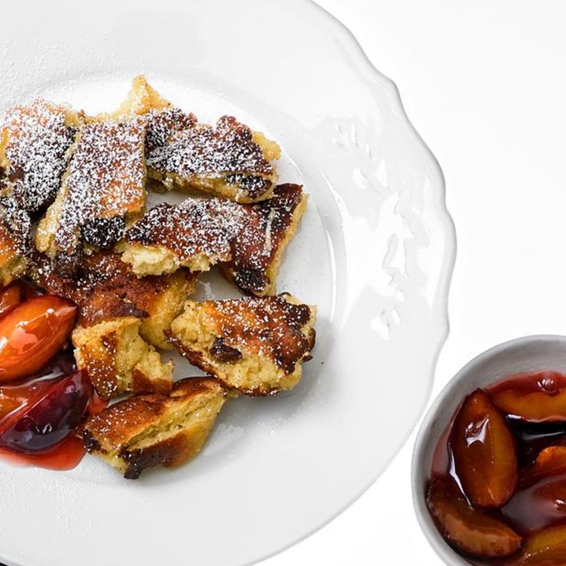Kaiserschmarrn mit Zwetschgenröster
