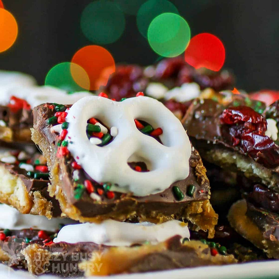 Vanilla Wafer Christmas Bark