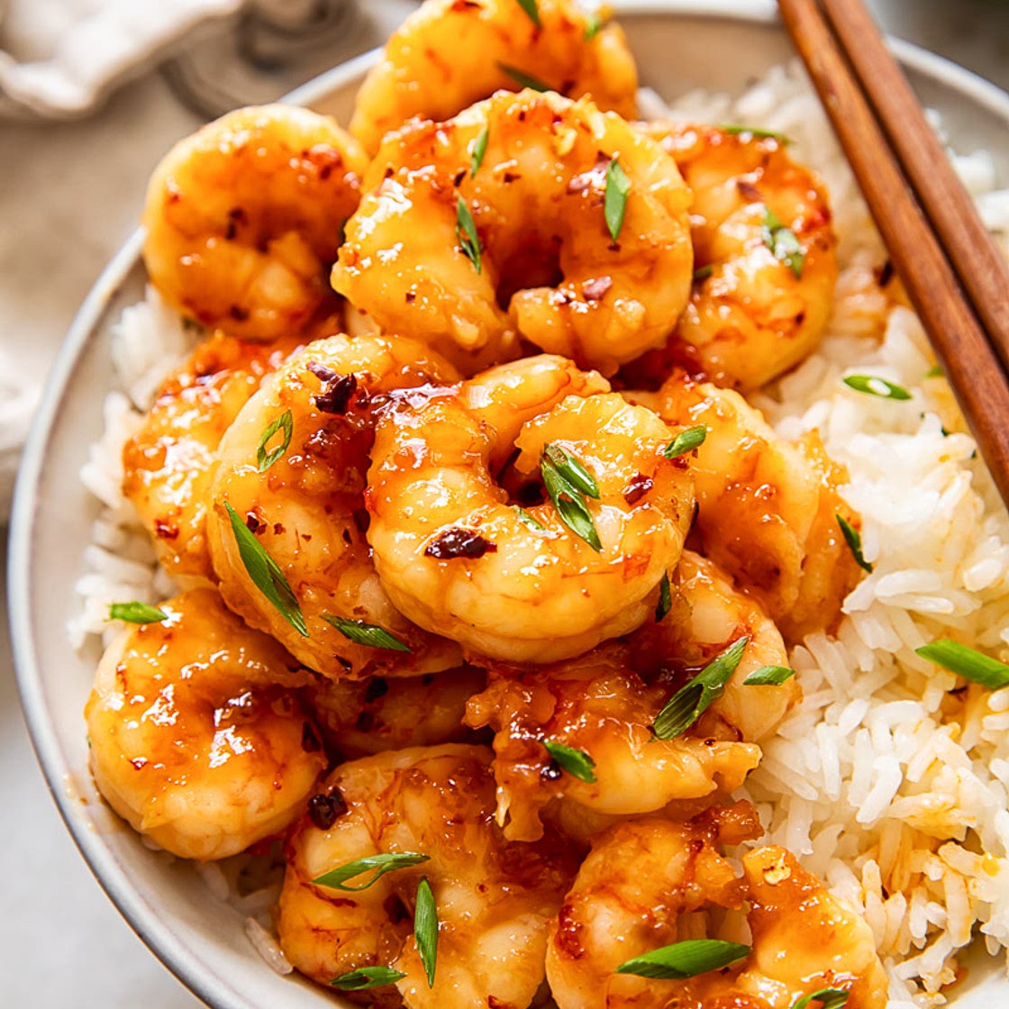 10 Minute Honey Garlic Shrimp