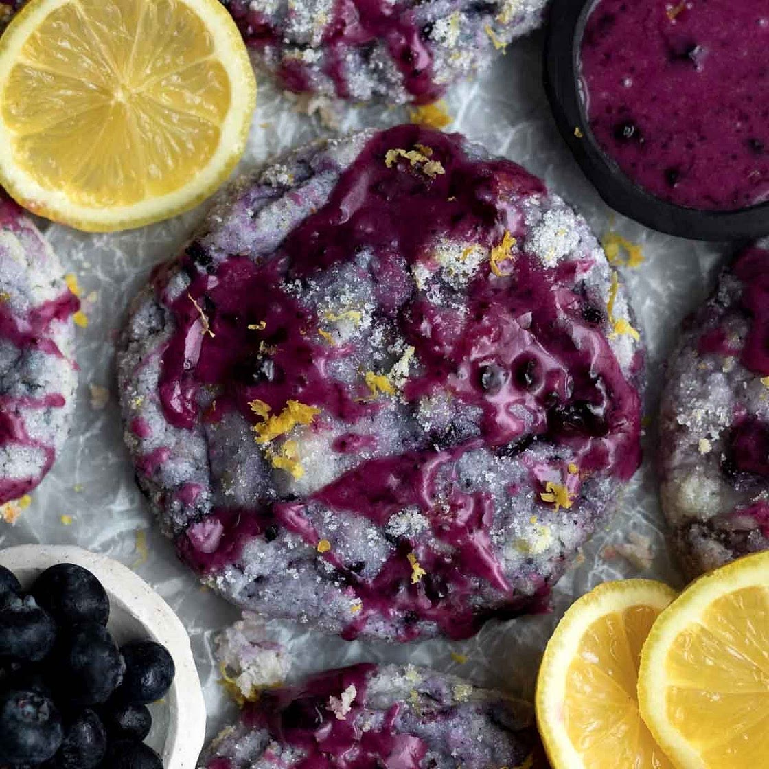 Lemon Blueberry Cookies