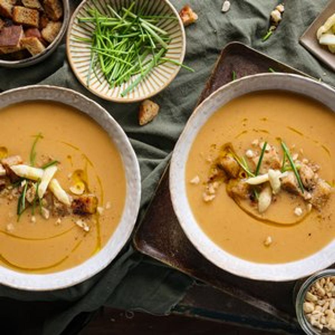 White Asparagus & Potato Soup