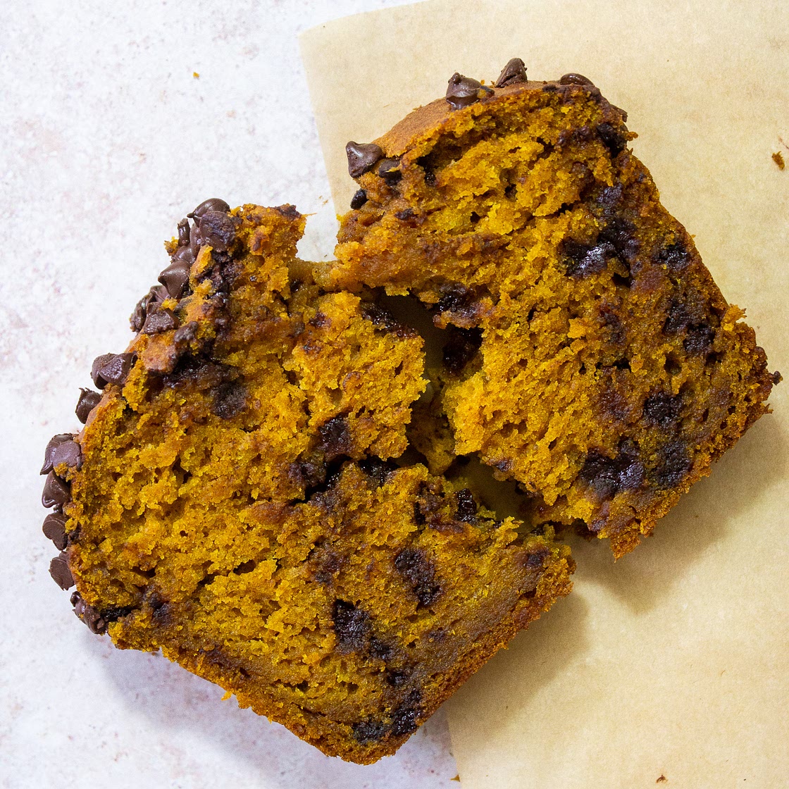 Pumpkin Chocolate Chip Bread