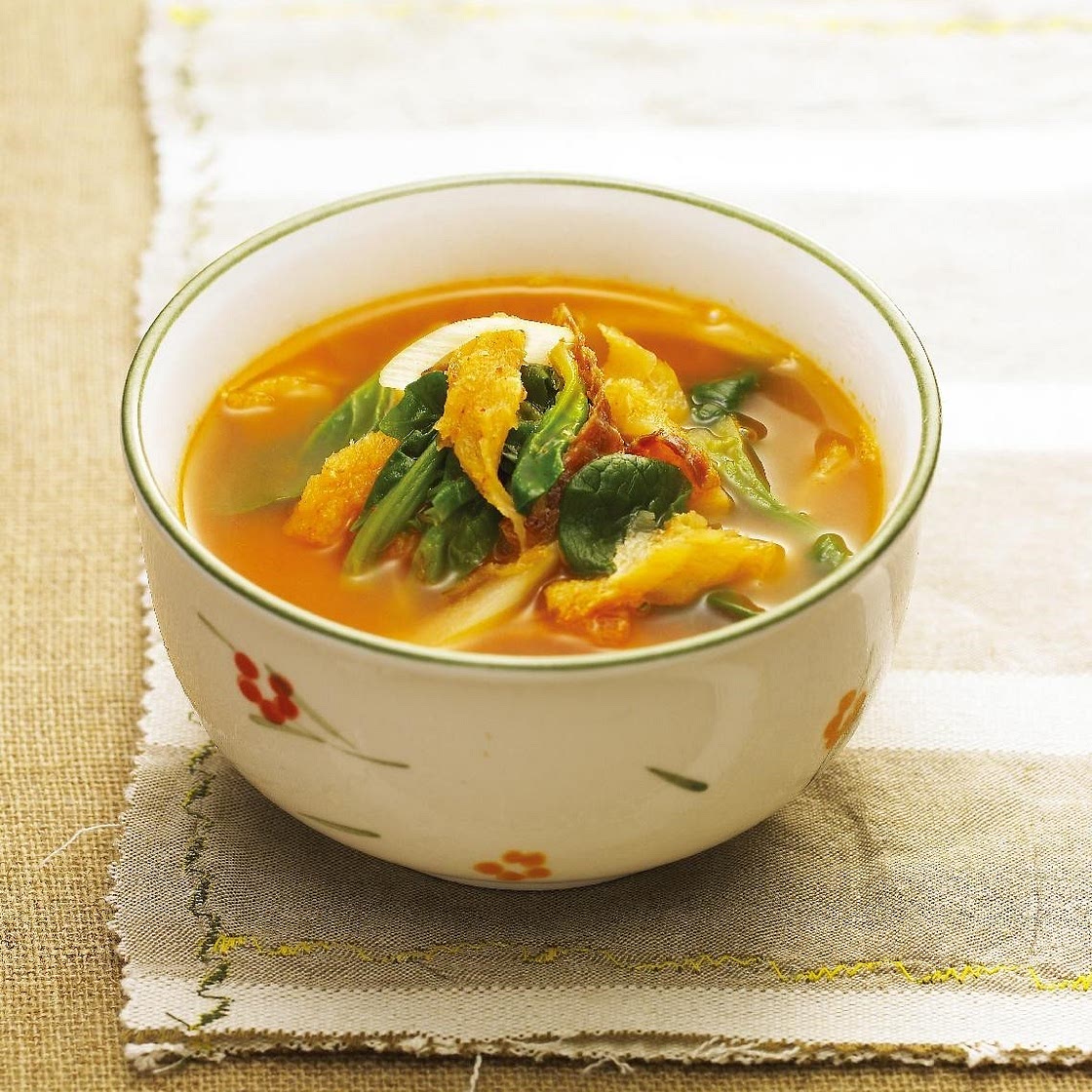 시금치북어매운국 만드는 법