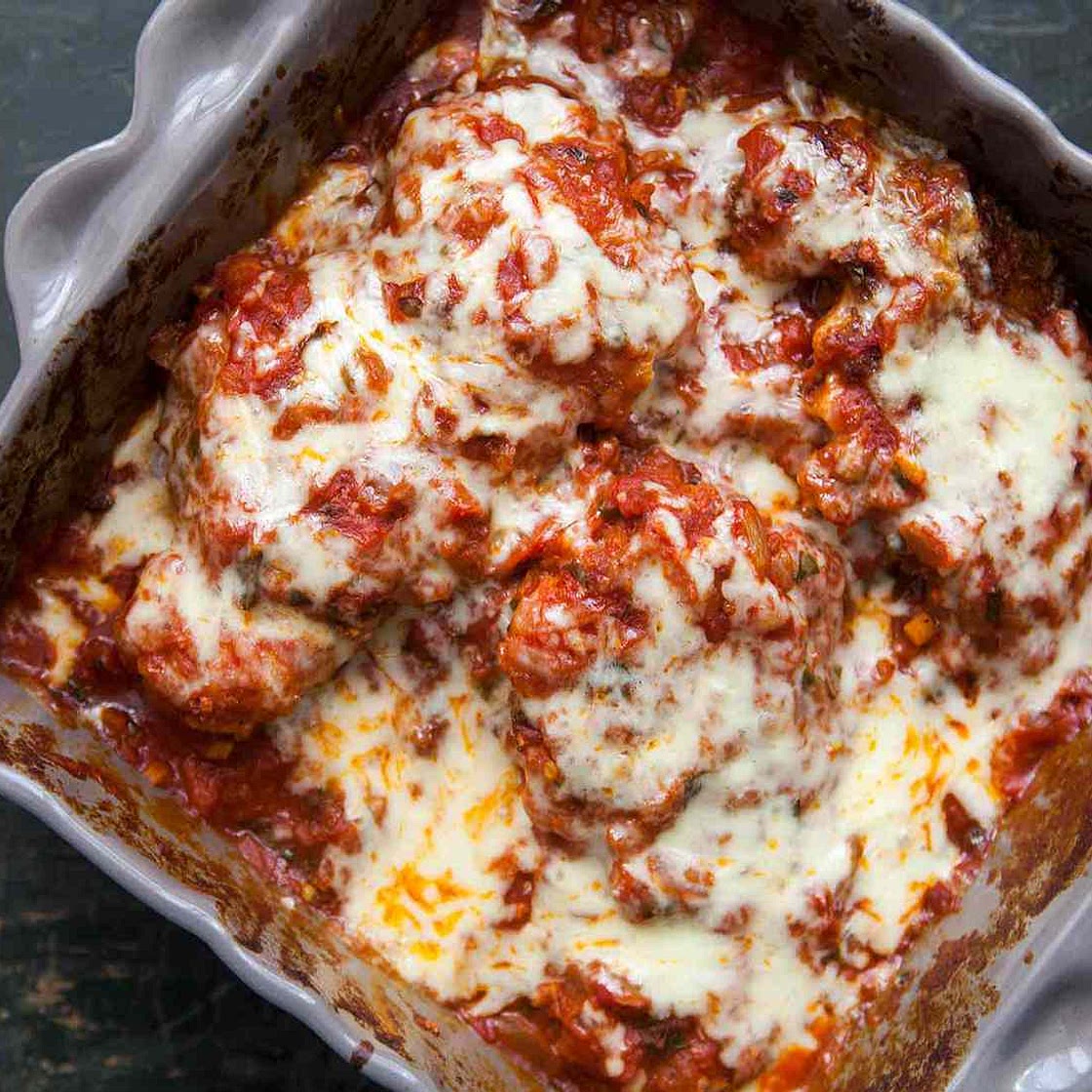 Baked Chicken Marinara
