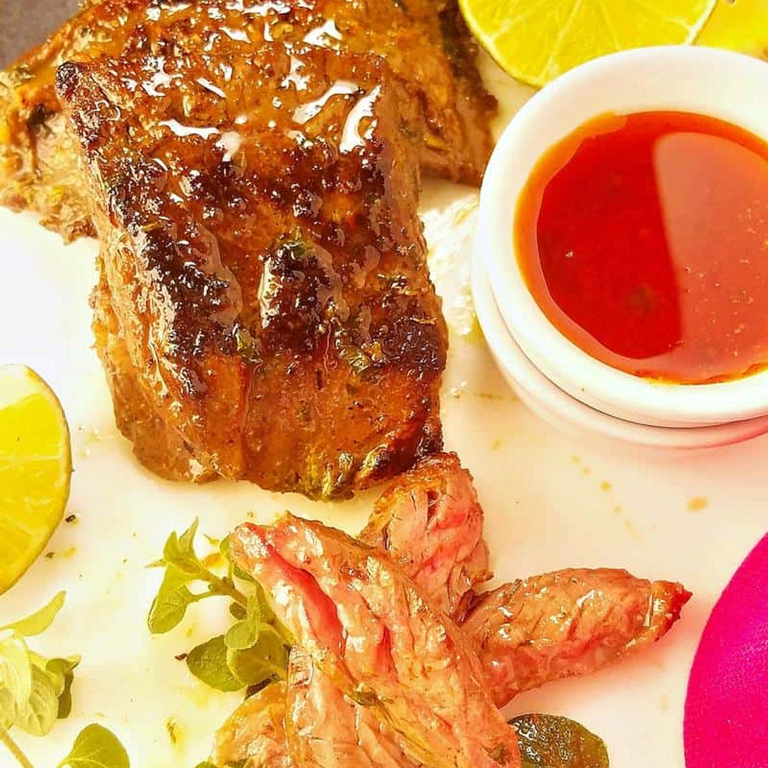 Mexican Carne Asada Marinade with Skirt Steak