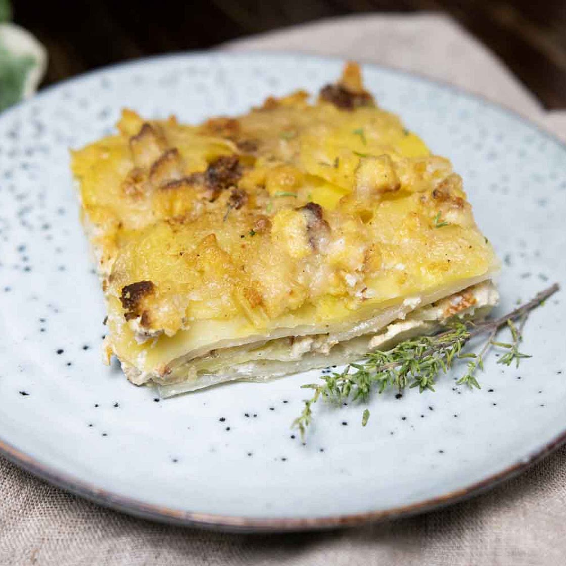 Kohlrabi-Kartoffel-Gratin
