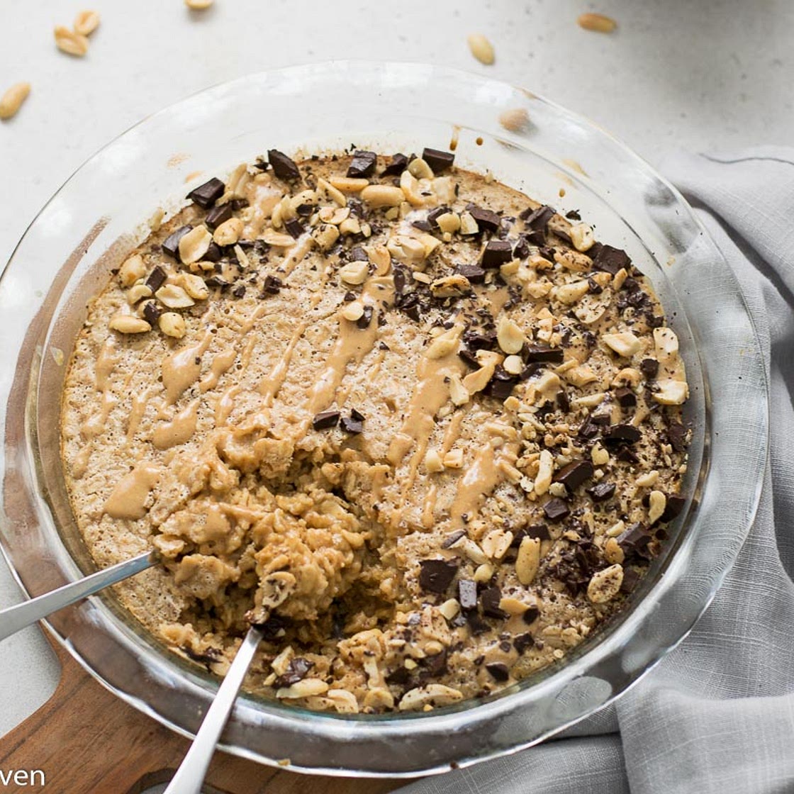Peanut Butter Baked Oatmeal