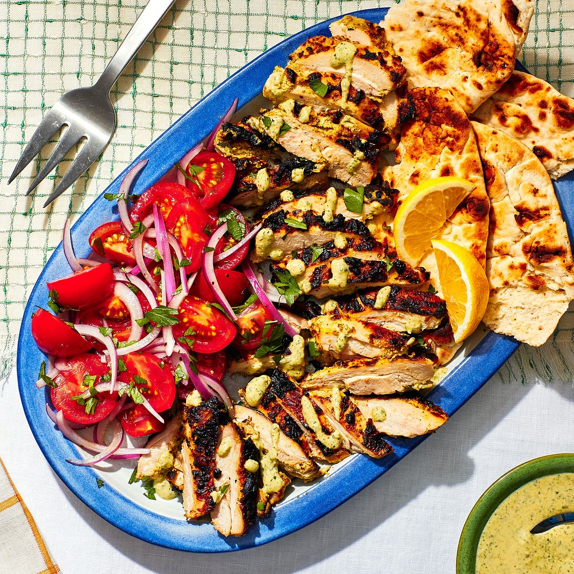 Zhug-Marinated Chicken Thighs