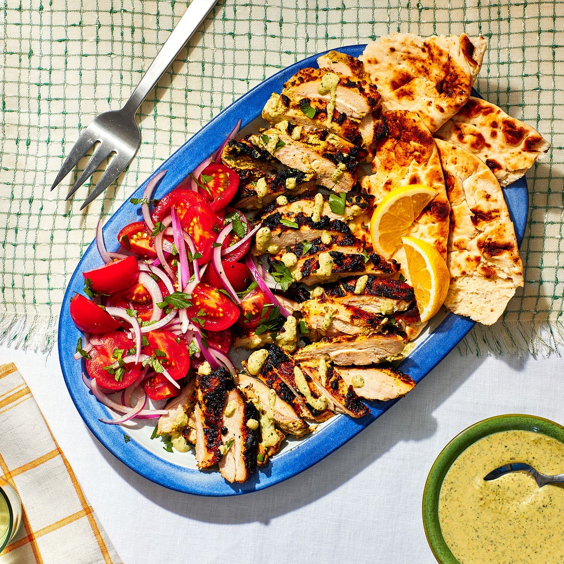 Zhug-Marinated Chicken Thighs