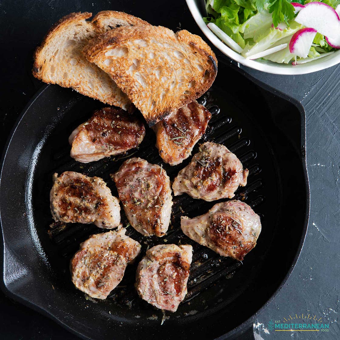 Grilled Lamb Loin Chops with Herbes de Provence