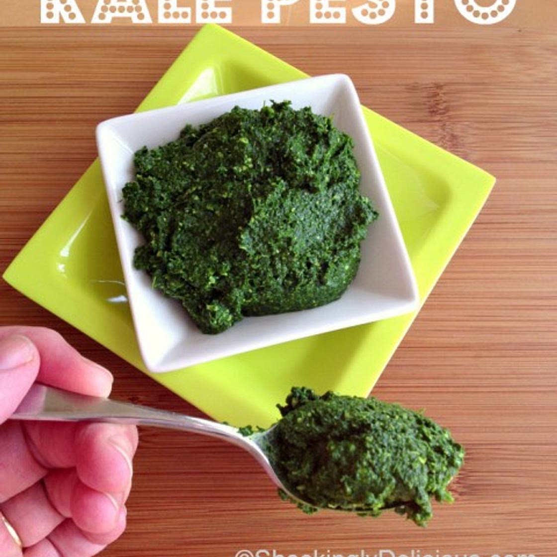 Kale Pesto -- Versatile, Verdant, Vivacious! | Shockingly Delicious