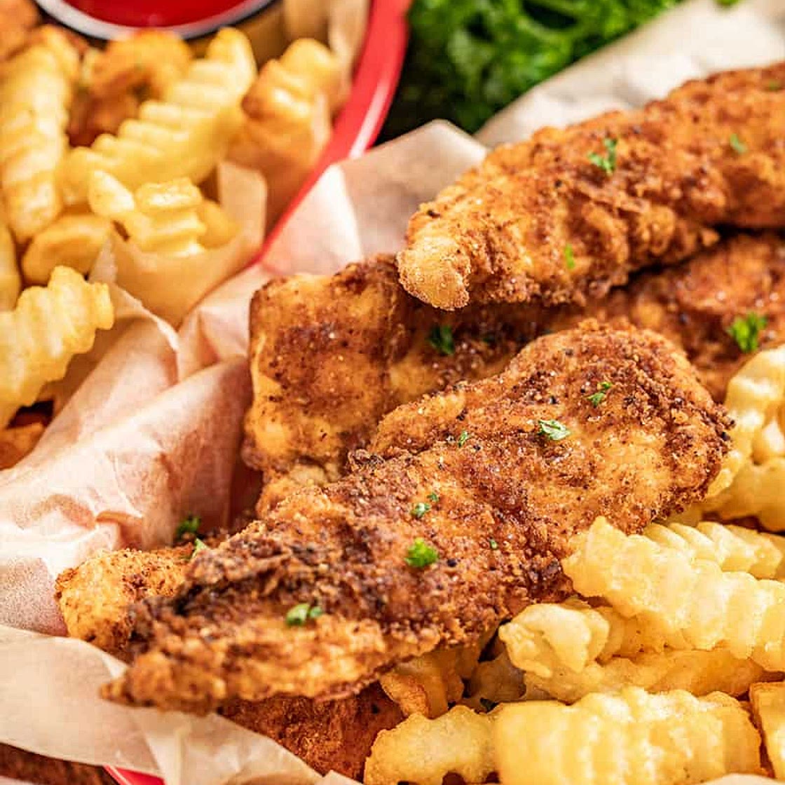 Crispy Homemade Chicken Fingers