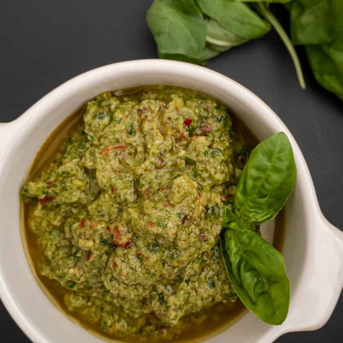 Basil Pesto Recipe (No Nutritional Yeast, Vegan)