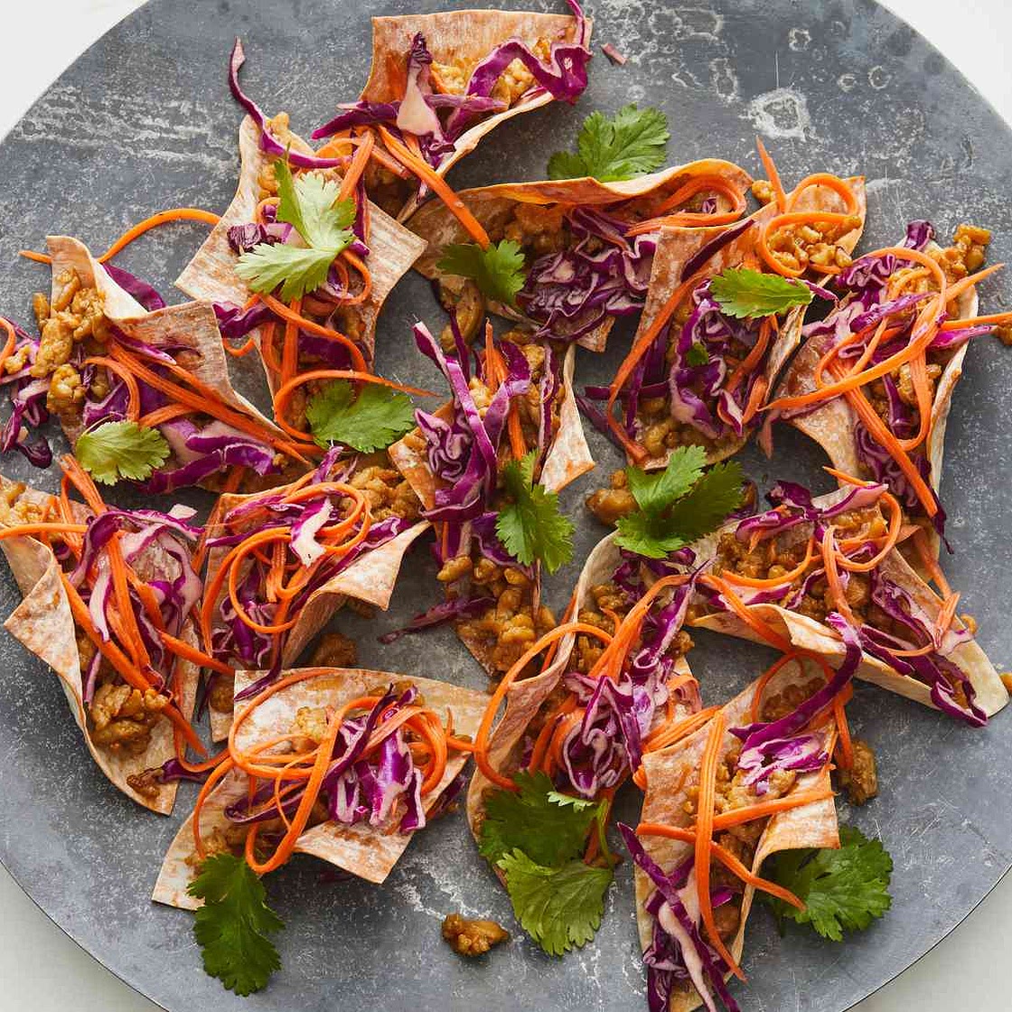 Chicken Wonton Tacos