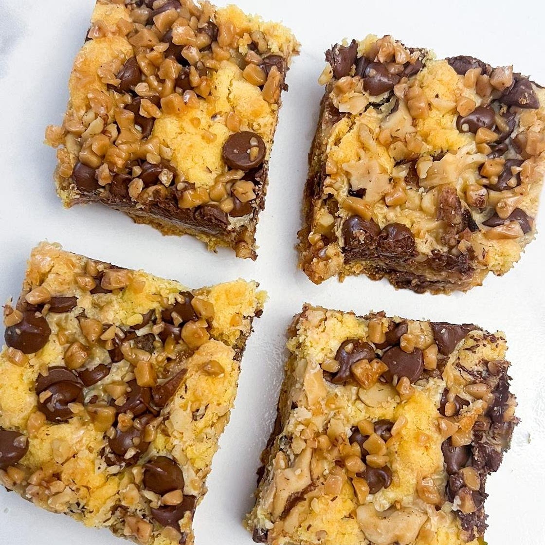 Cake Mix Toffee Bars