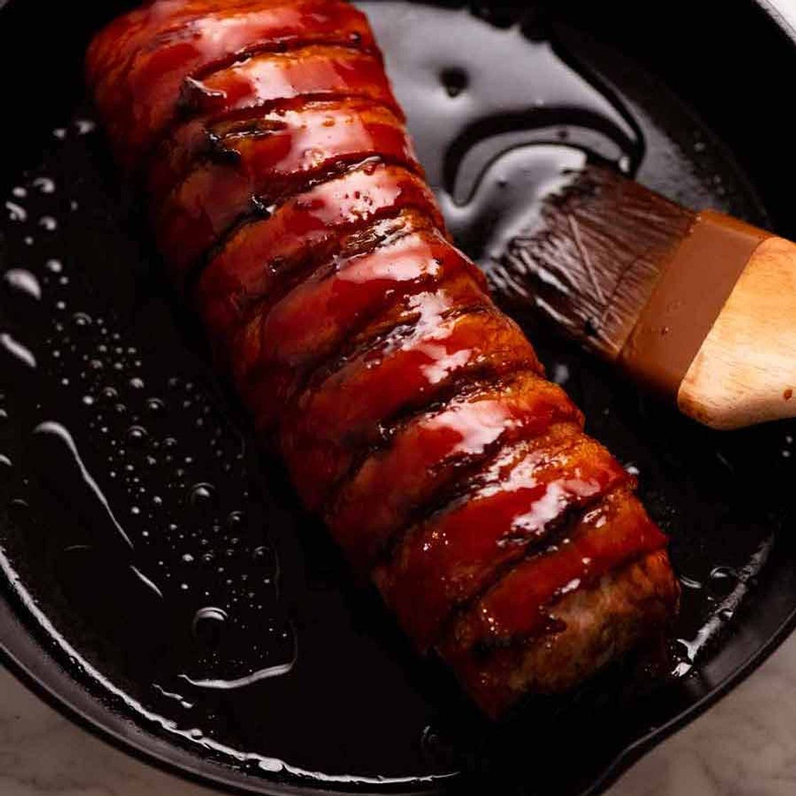 Bacon Wrapped Pork Tenderloin