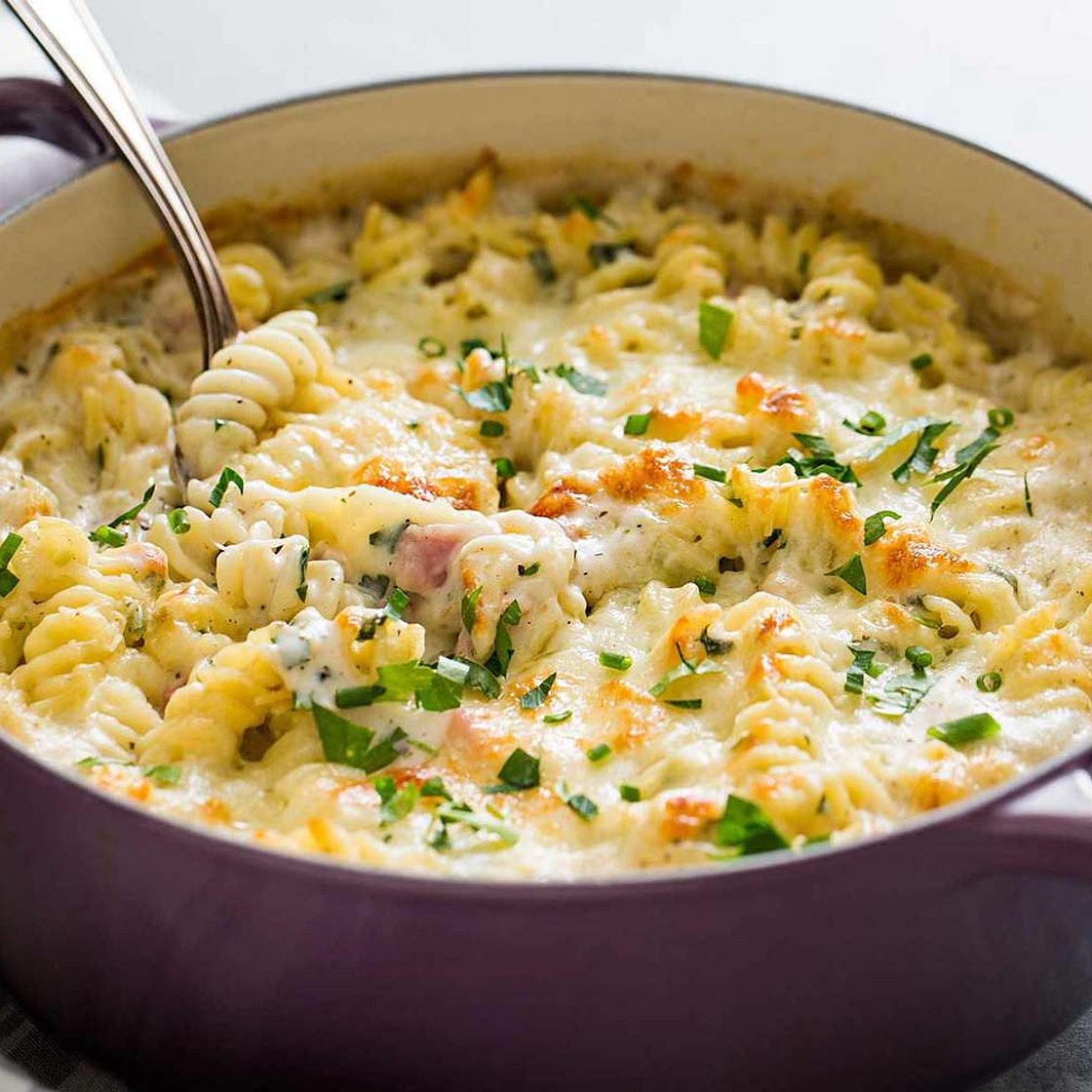 Ham and Cheese Pasta Bake