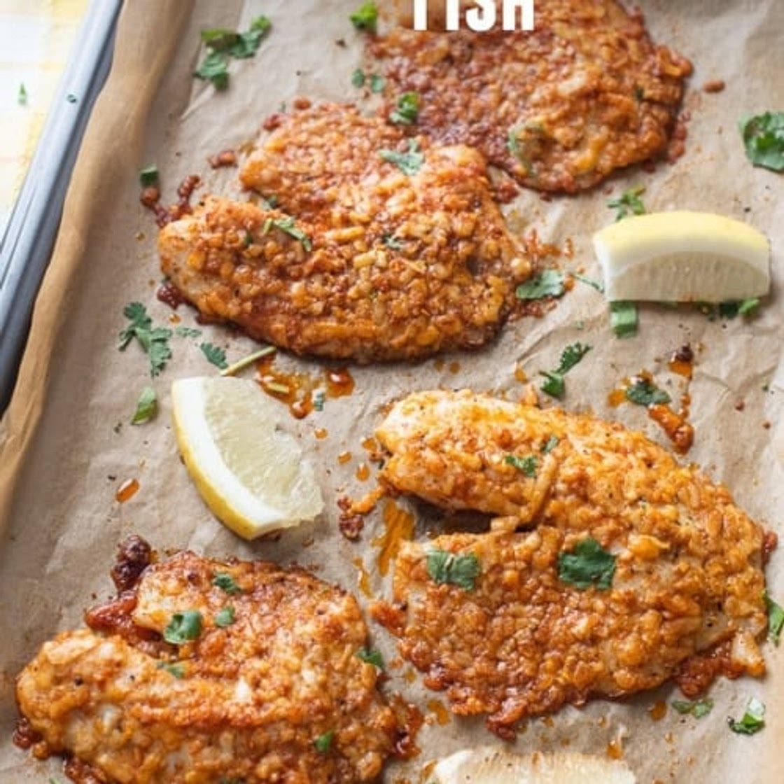Garlic Parmesan Fish with Smoky Spices