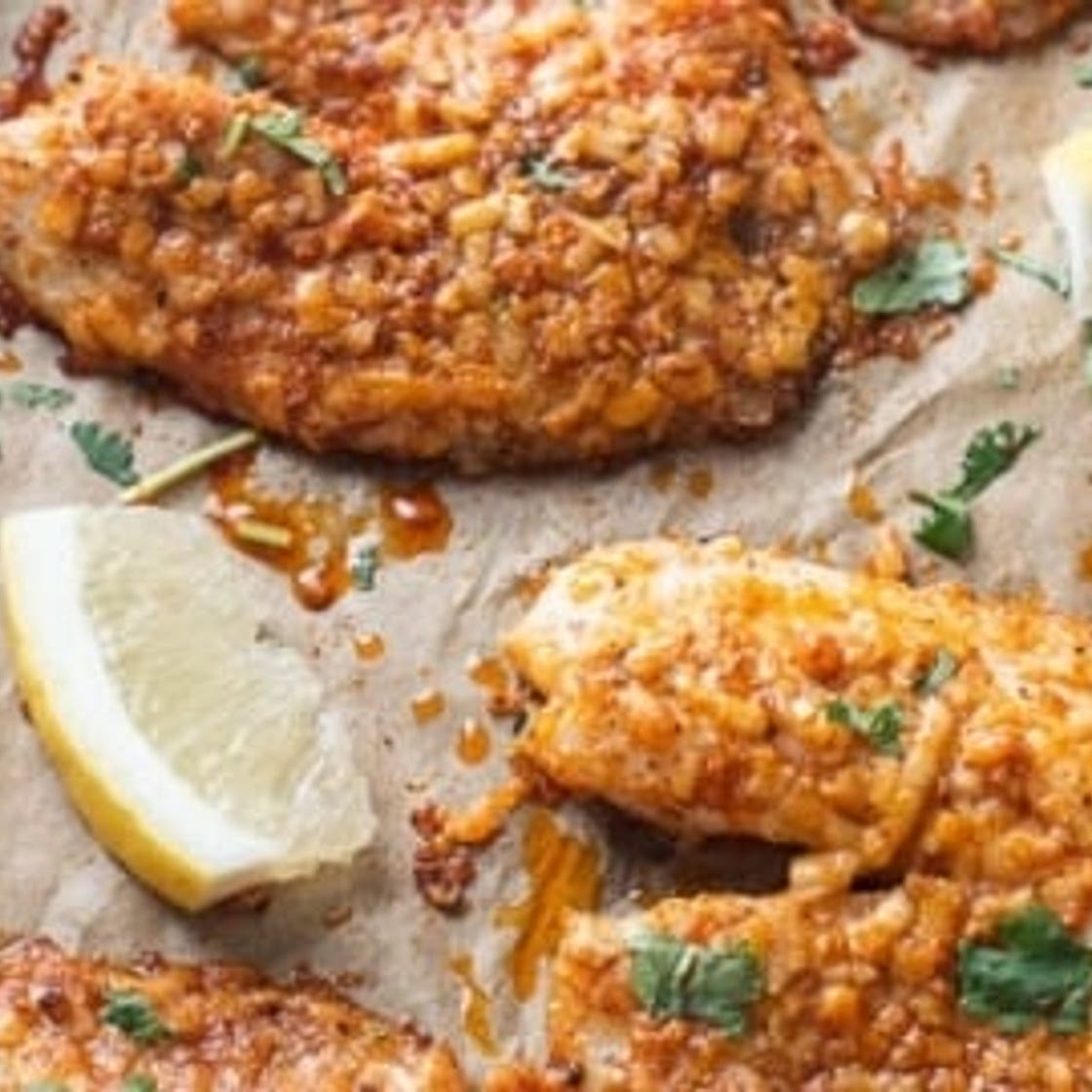Garlic Parmesan Fish with Smoky Spices