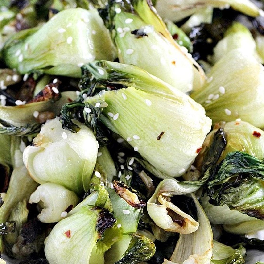 Oven Roasted Bok Choy