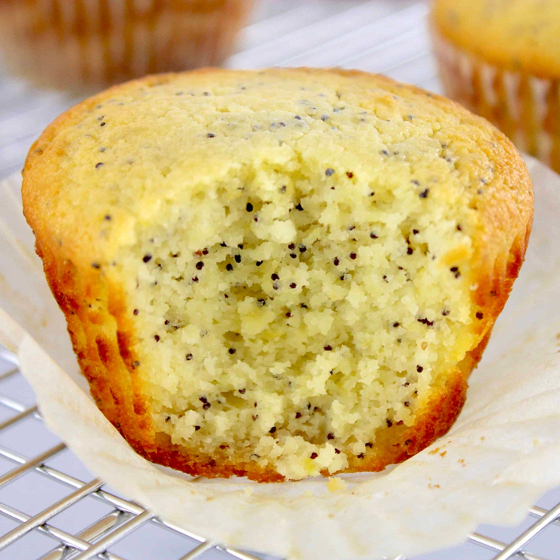 Keto Lemon Poppy Seed Muffins
