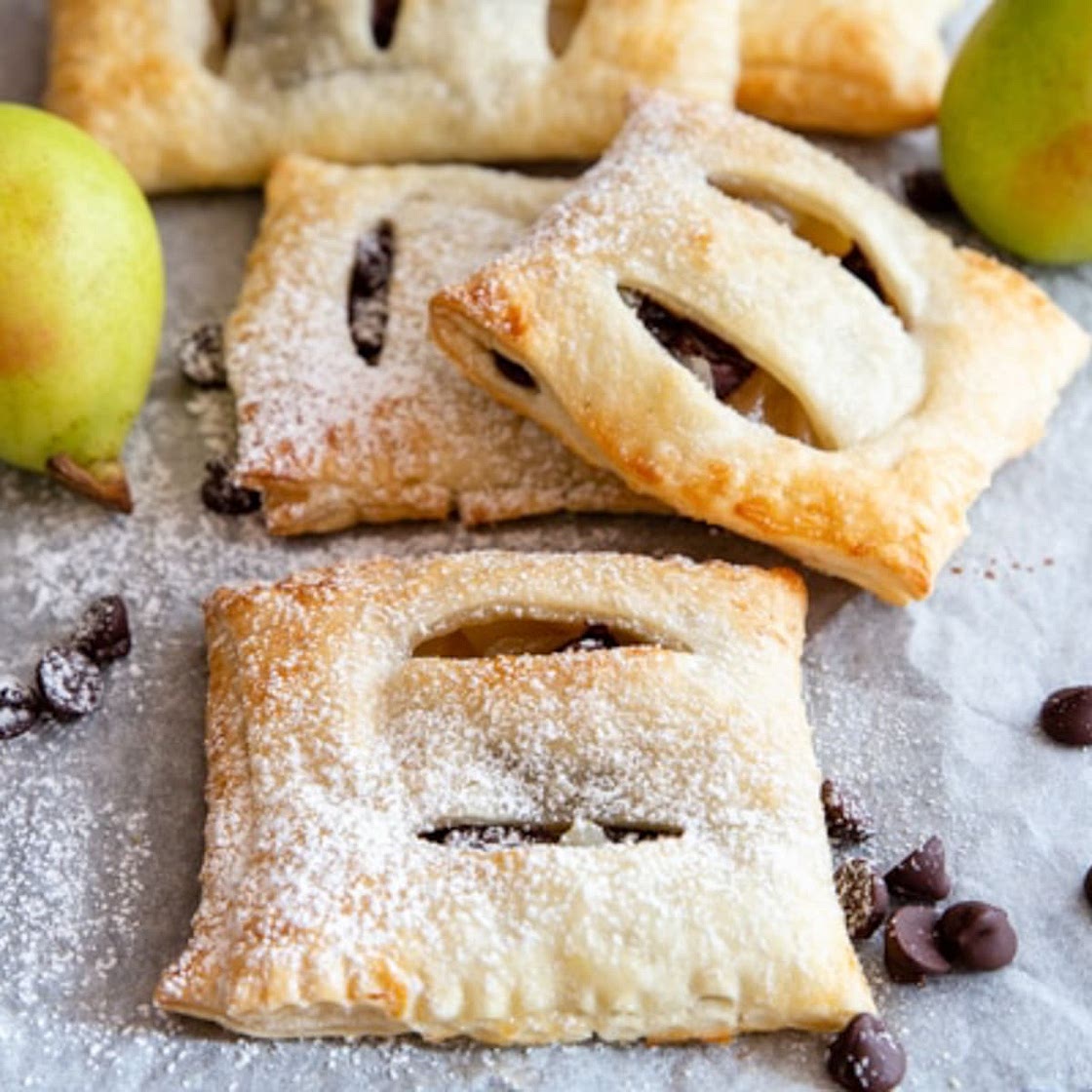Chocolate & Pear Pastries (Fagotttini)
