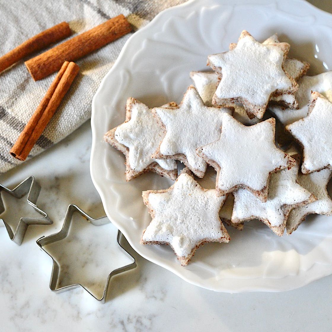Authentic German Cinnamon Star Cookies
