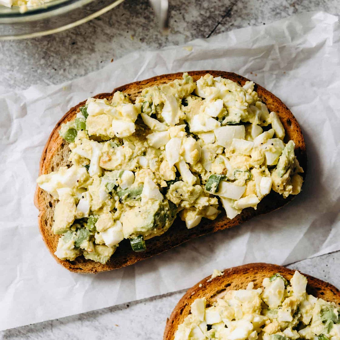 THE BEST NO MAYO EGG SALAD