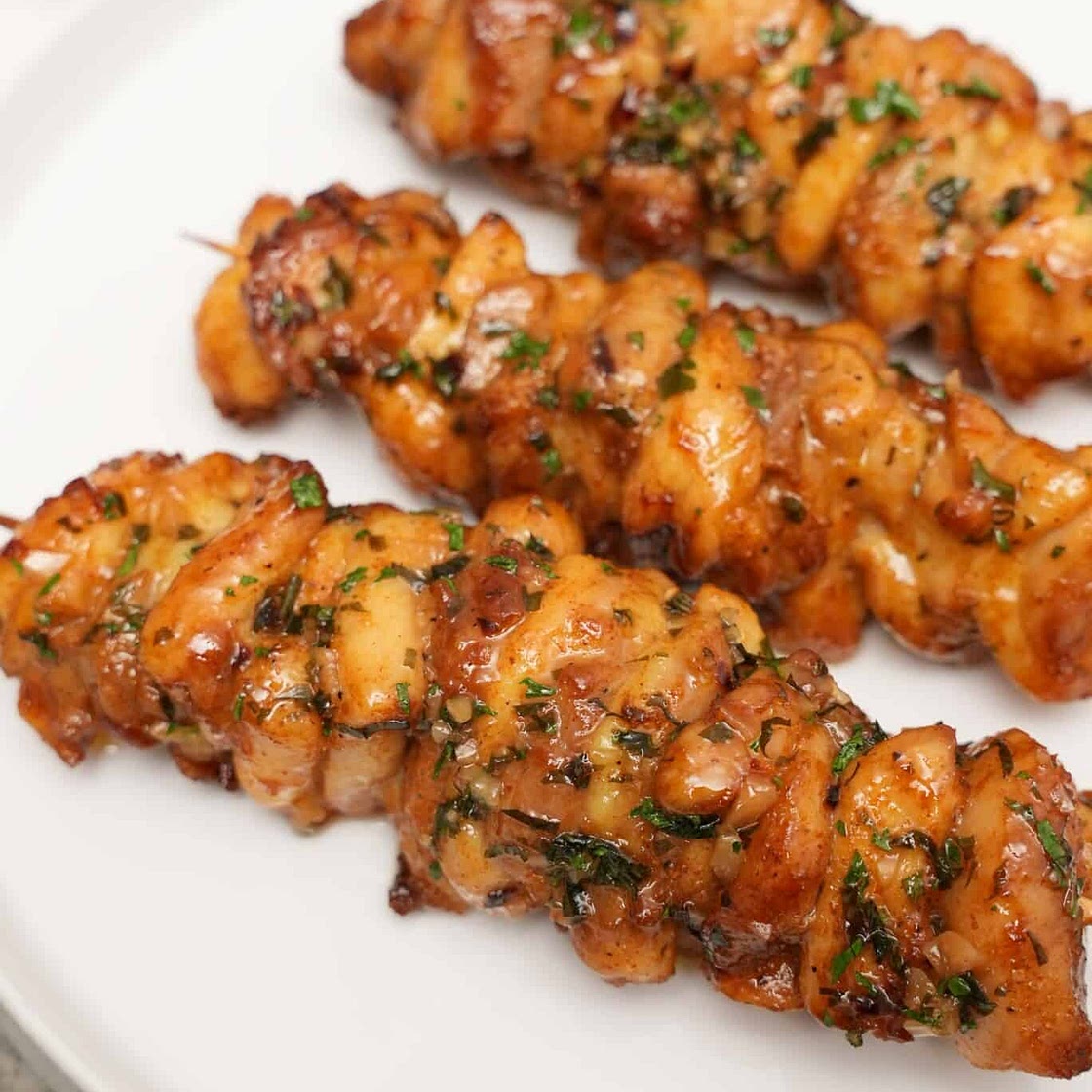 Air Fryer Chicken Skewers