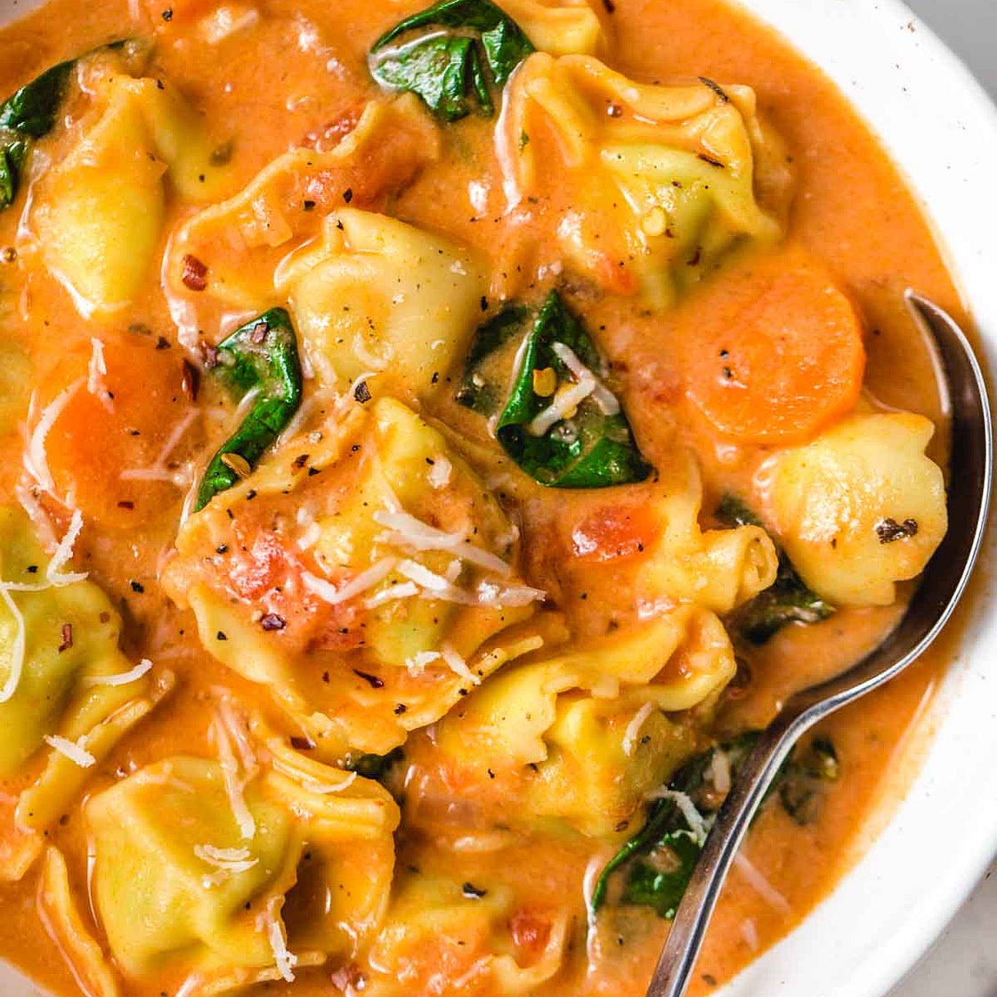 Creamy Tortellini Soup Recipe