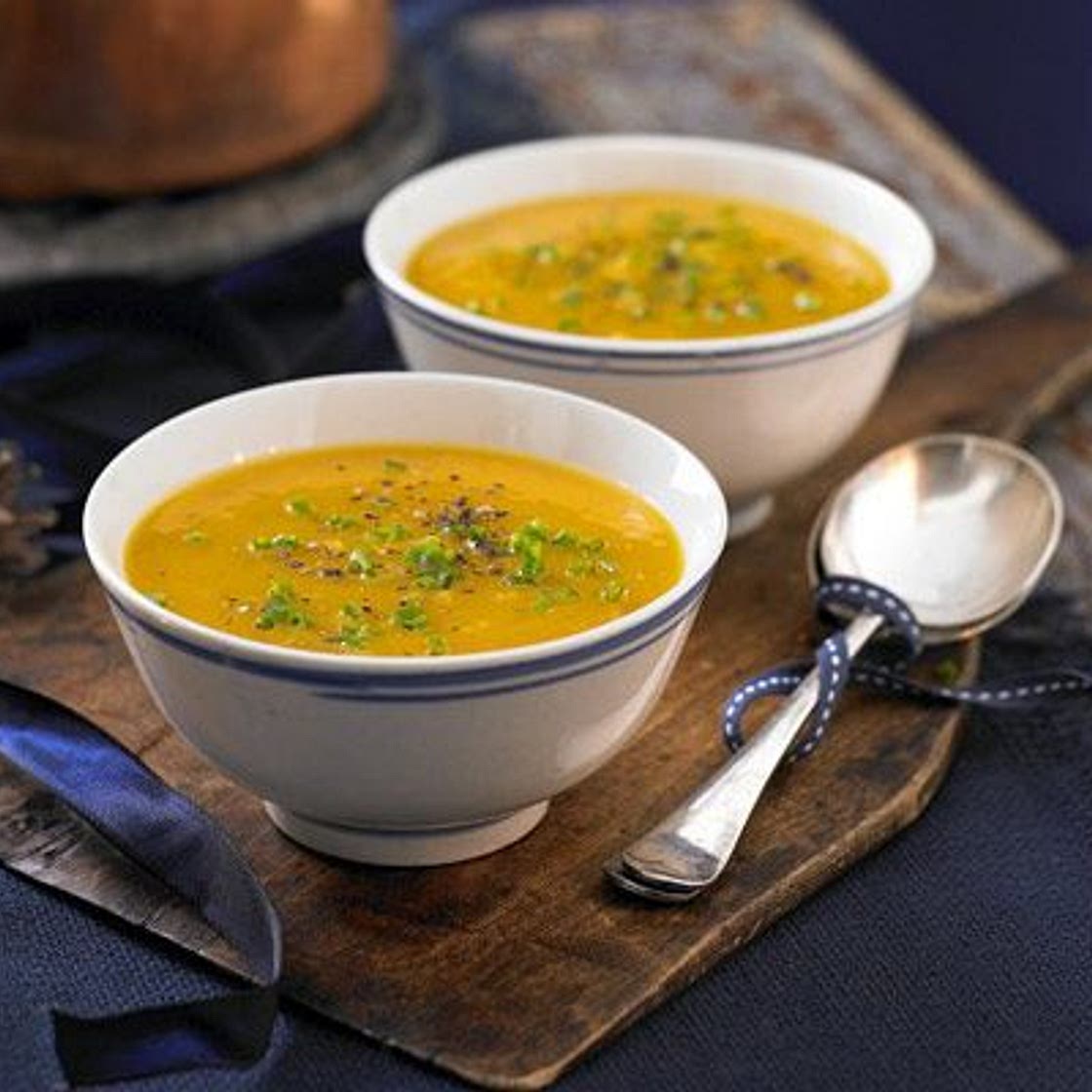 Butternut squash and sage soup